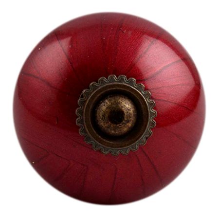 Neon Cherry Antique Fitting Ceramic Cabinet Knob